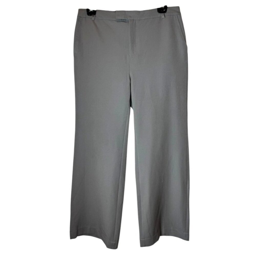 Steve Madden Pants Women Large Gray Sleet Wide Leg Devin Utility Pant Trousers